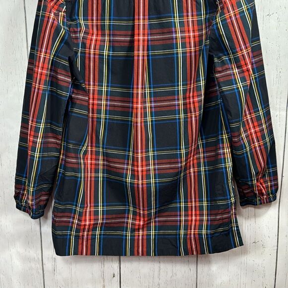 J.Crew Plaid Velvet Trim Blouse Preppy Holiday Classic Academia Chic Layering - Picture 13 of 15